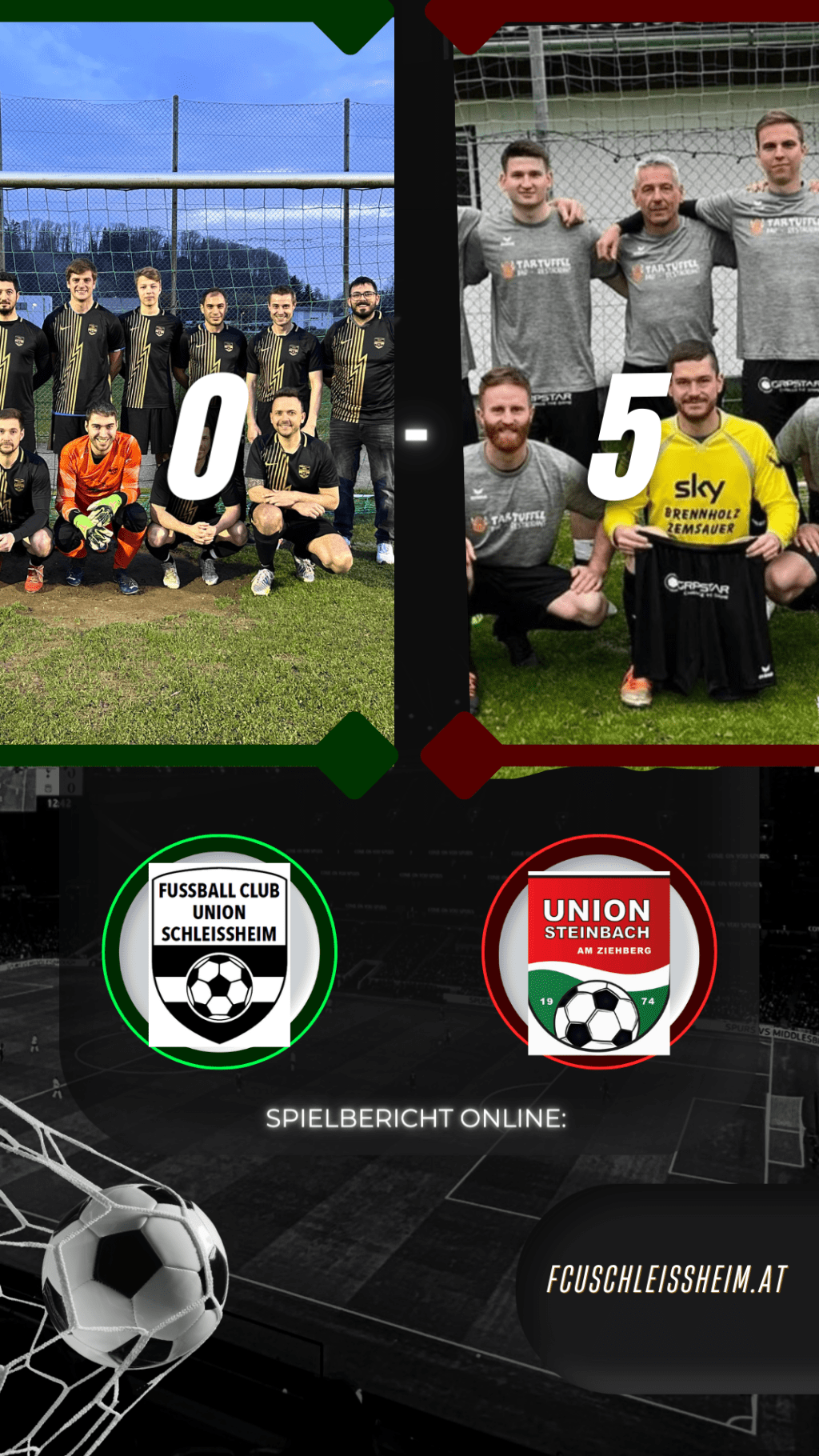 Spielbericht FCUS gegen Steinbach am Ziehberg