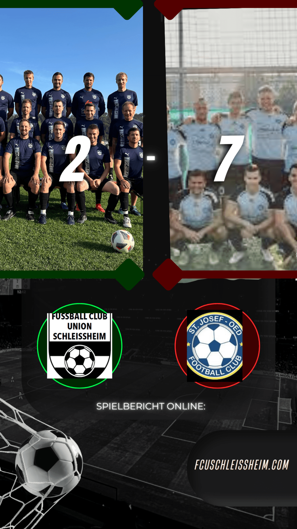 Spielbericht: FC Union Schleißheim vs. DSG St. Josef&nbsp;Oed