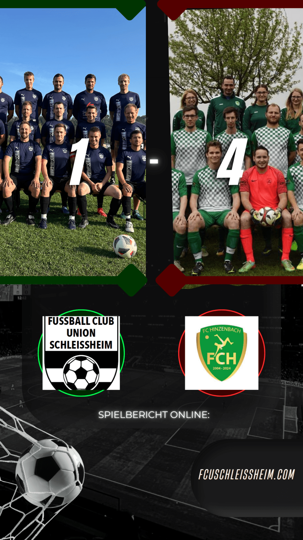 Bittere Heimniederlage für FC Union Schleißheim – 1:4 zum&nbsp;Saisonabschluss